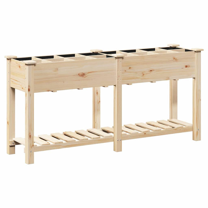 Have Blomsterkrukke Beige 161,5 x 45 x 76,5 cm Massivt Fyrretræ