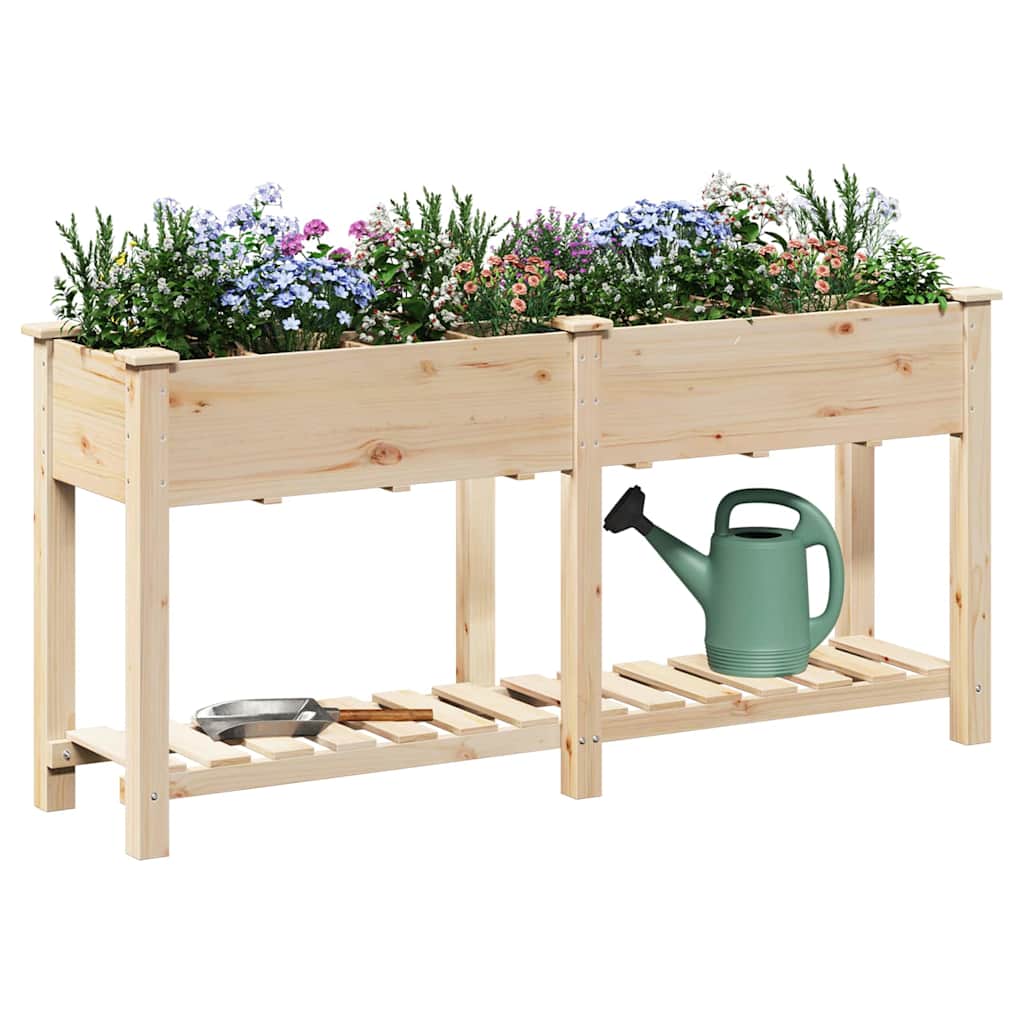 Have Blomsterkrukke Beige 161,5 x 45 x 76,5 cm Massivt Fyrretræ