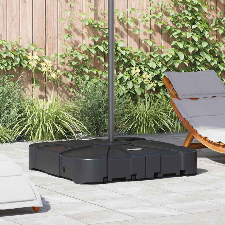 Cantilever parasolbase Sort 86 x 86 x 19 cm