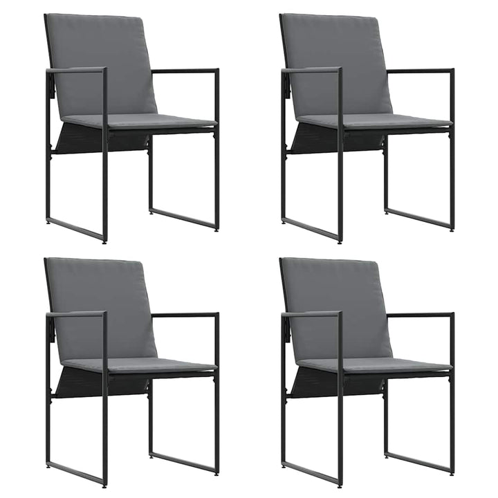 Have Spisebordssæt 5 pcs Sort Stål