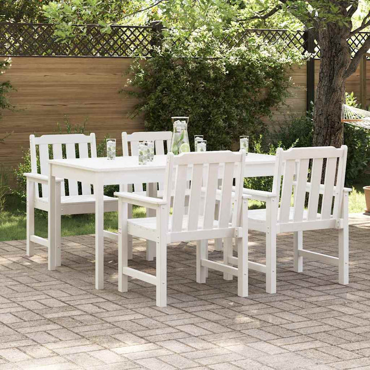 Have Stol 4 pcs Hvid 65,5 x 59 x 88 cm Polyethylen