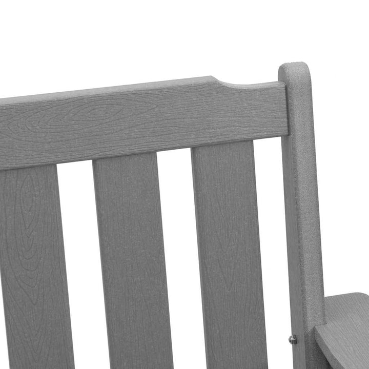 Have Stol 4 pcs Lysegrå 65,5 x 59 x 88 cm Polyethylen