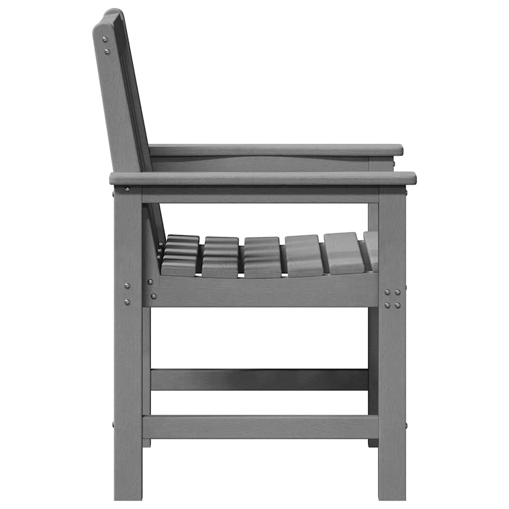 Have Stol 4 pcs Lysegrå 65,5 x 59 x 88 cm Polyethylen
