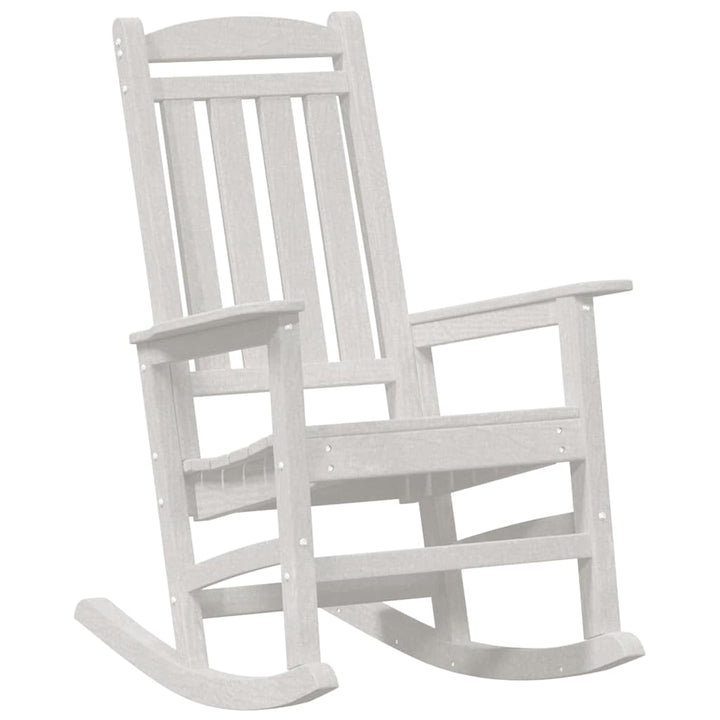Gyngestol 2 pcs Hvid 92 x 70 x 108 cm Polyethylen