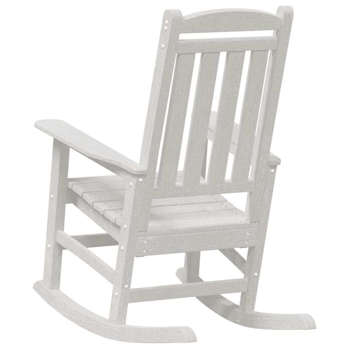 Gyngestol 2 pcs Hvid 92 x 70 x 108 cm Polyethylen