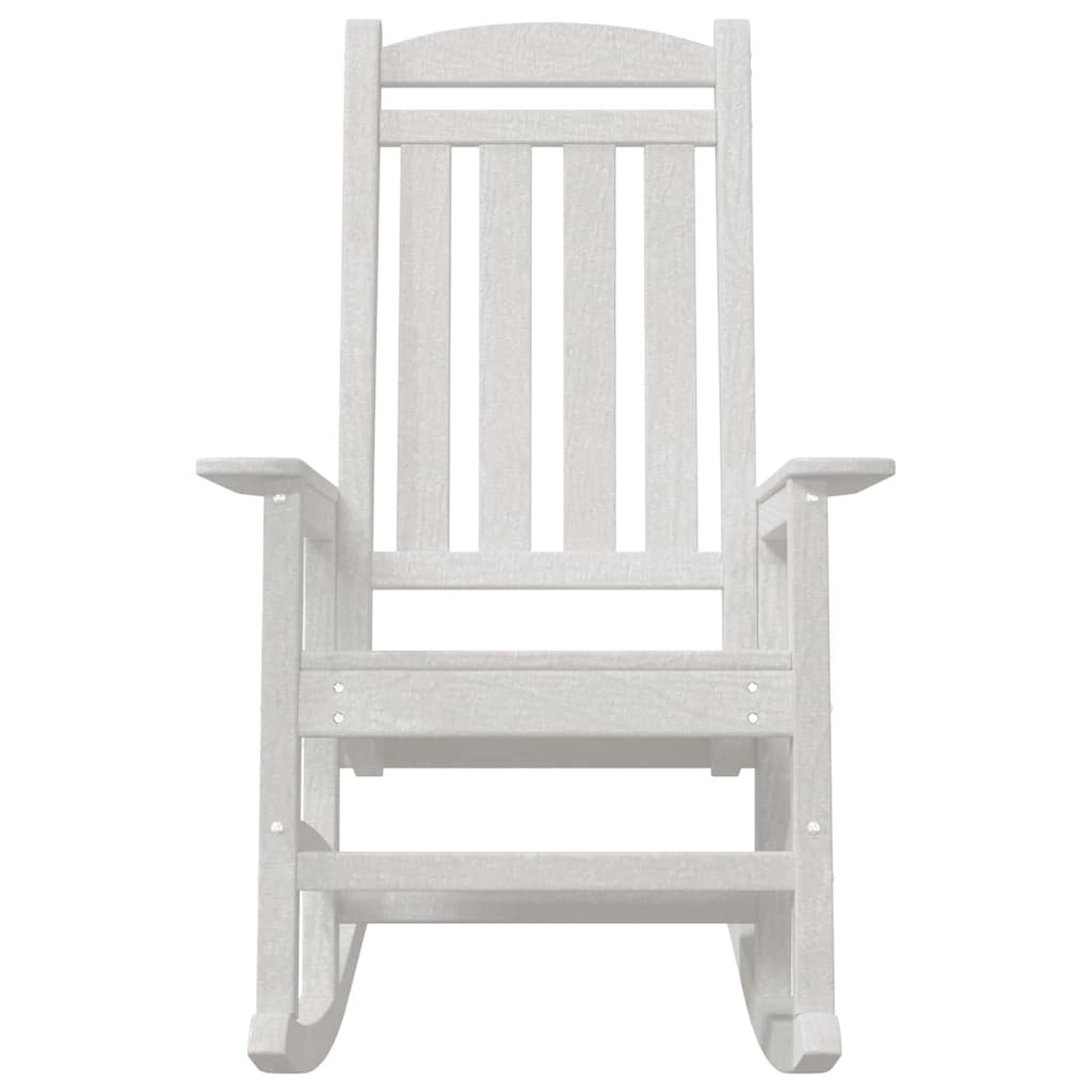 Gyngestol 2 pcs Hvid 92 x 70 x 108 cm Polyethylen