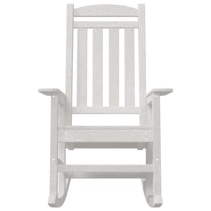 Gyngestol 2 pcs Hvid 92 x 70 x 108 cm Polyethylen