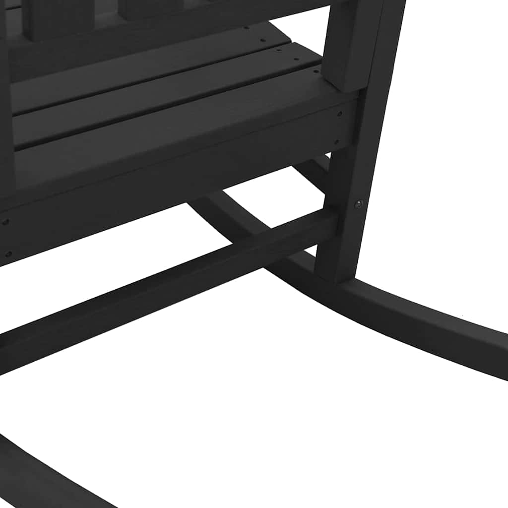 Gyngestol 2 pcs Sort 92 x 70 x 108 cm Polyethylen