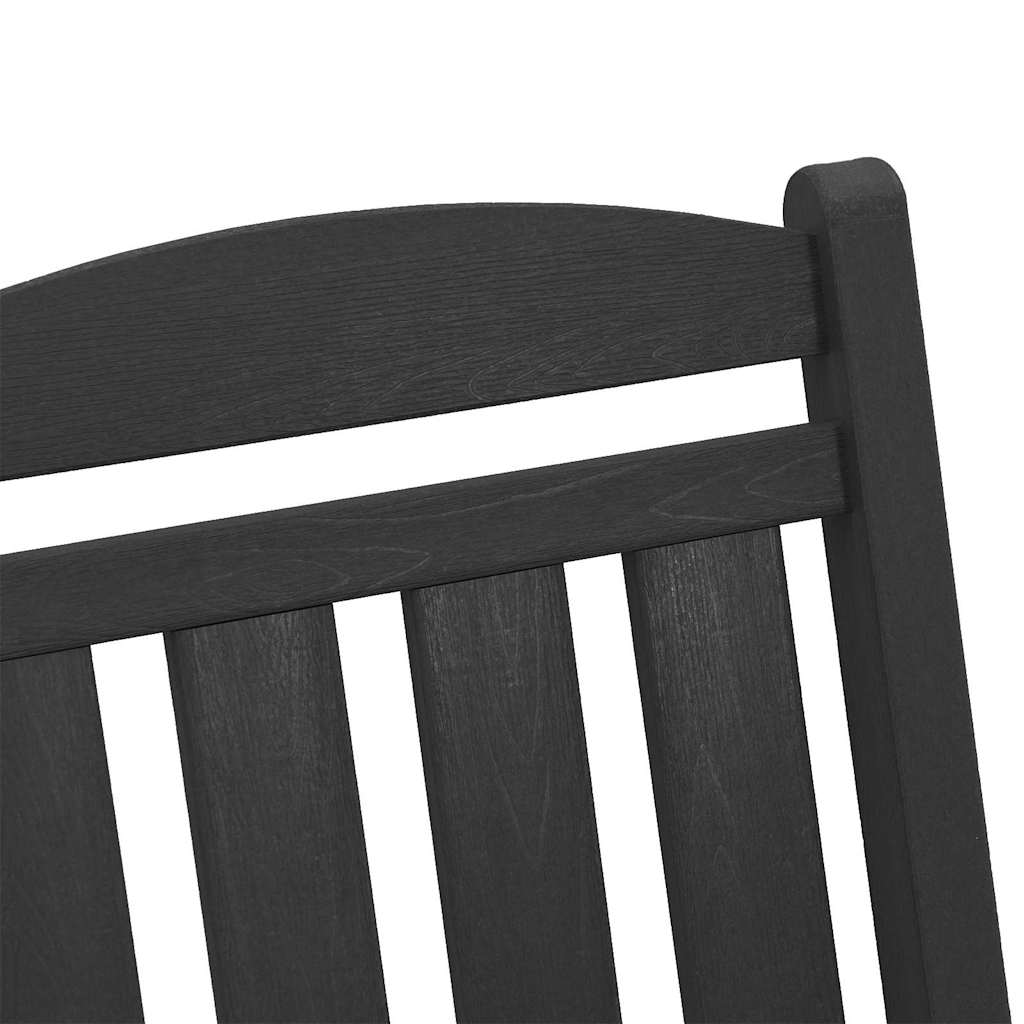 Gyngestol 2 pcs Sort 92 x 70 x 108 cm Polyethylen