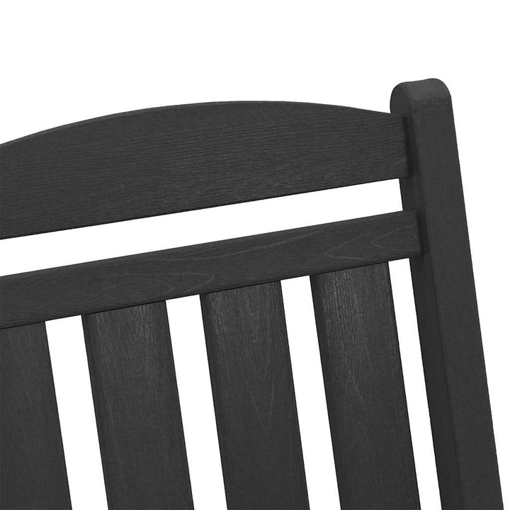 Gyngestol 2 pcs Sort 92 x 70 x 108 cm Polyethylen
