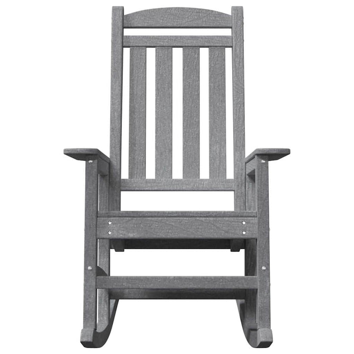 Gyngestol 2 pcs Lysegrå 92 x 70 x 108 cm Polyethylen
