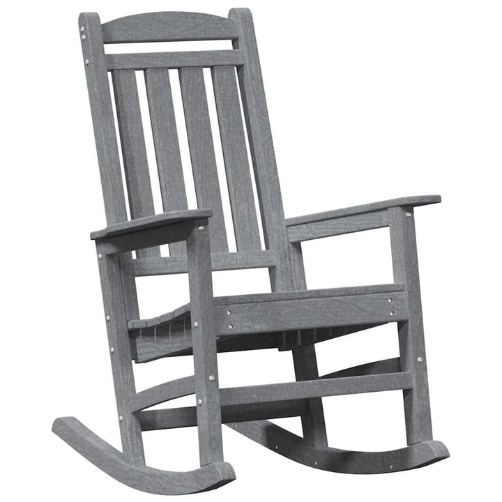 Gyngestol 3 pcs Lysegrå Polyethylen