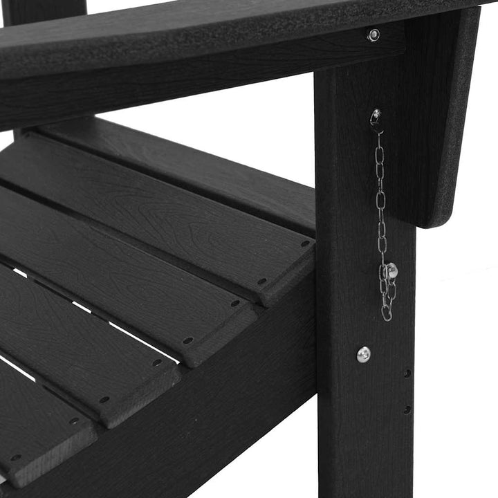 Have Stol 2 pcs Sort 80.5 x 74.5 x 92 cm Polyethylen