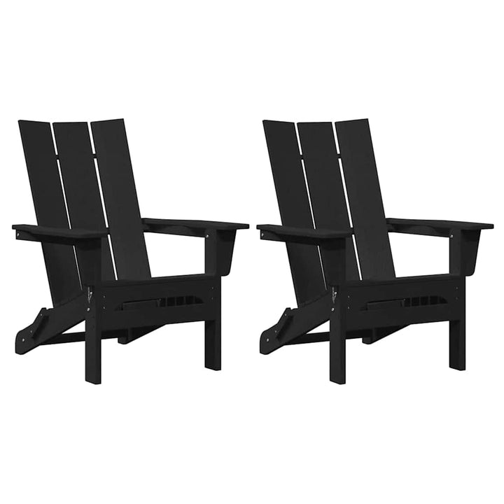 Have Stol 2 pcs Sort 80.5 x 74.5 x 92 cm Polyethylen