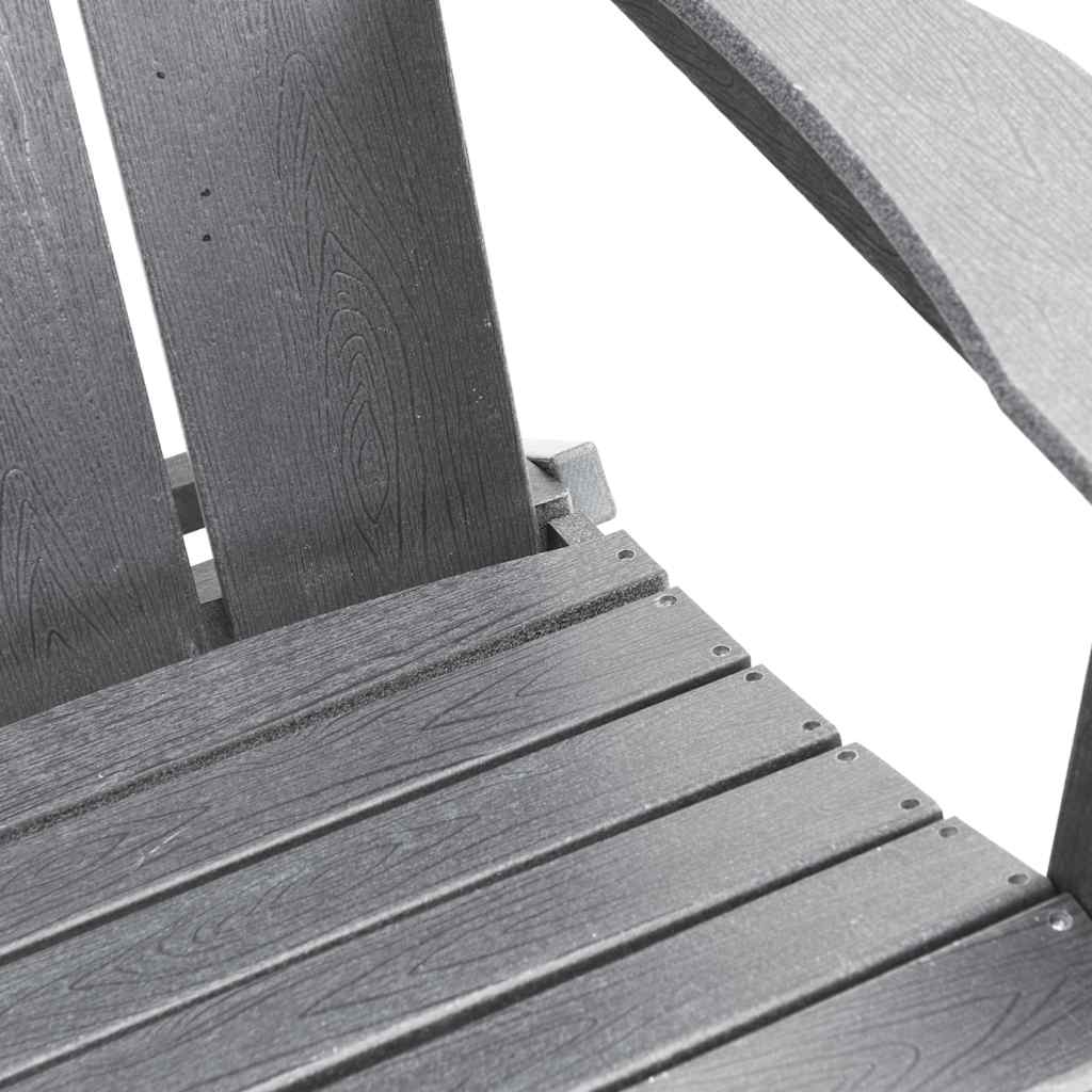 Have Stol 2 pcs Lysegrå 80.5 x 74.5 x 92 cm Polyethylen