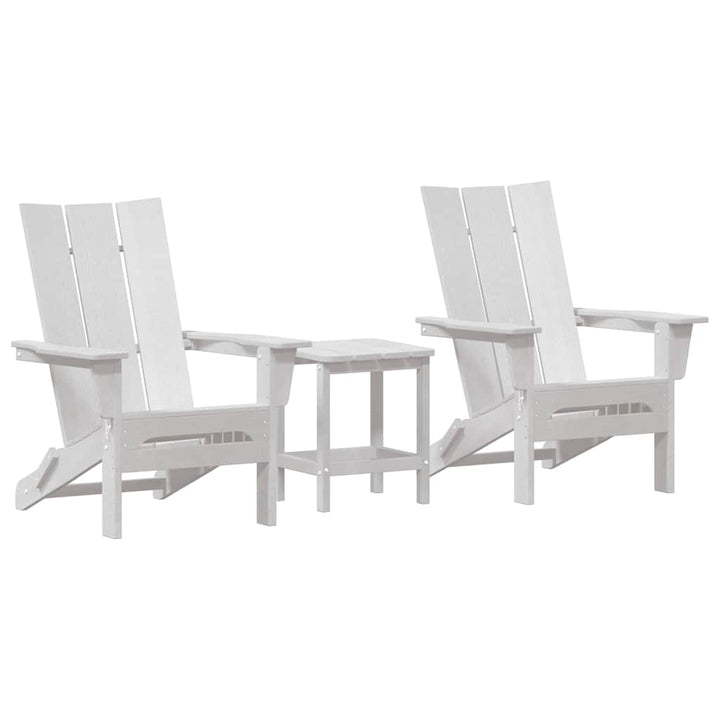Have Stol 3 pcs Hvid 80.5 x 74.5 x 92 cm Polyethylen
