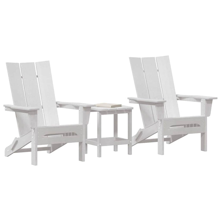 Have Stol 3 pcs Hvid 80.5 x 74.5 x 92 cm Polyethylen