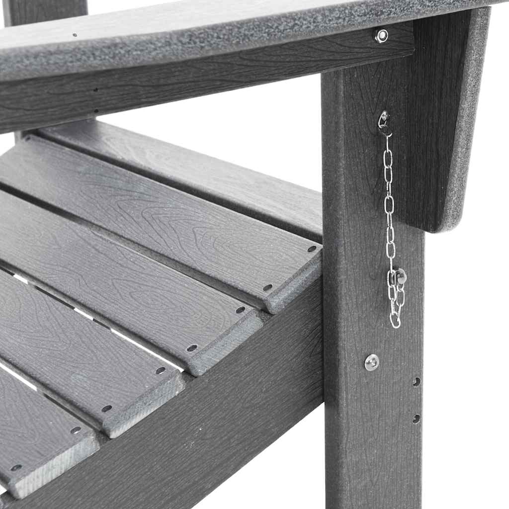 Have Stol 3 pcs Lysegrå 80.5 x 74.5 x 92 cm Polyethylen
