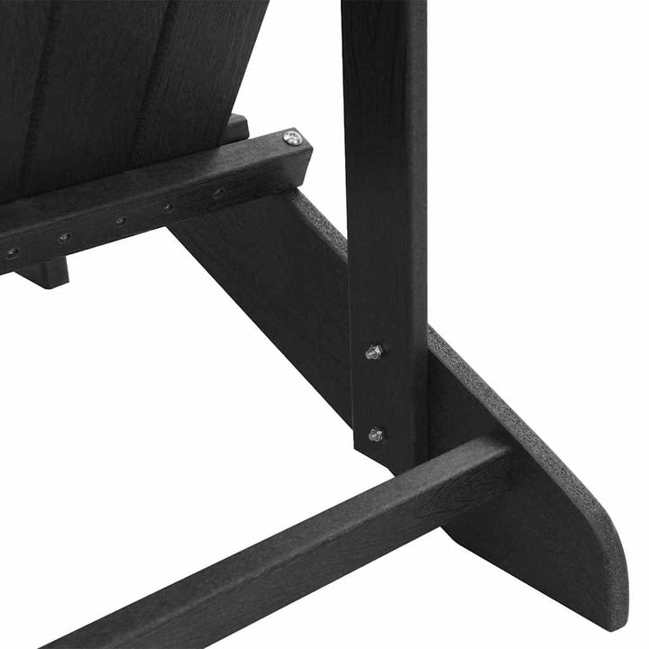 Have Stol 2 stk. Sort Polyethylen