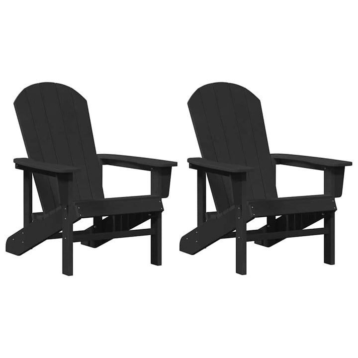 Have Stol 2 stk. Sort Polyethylen