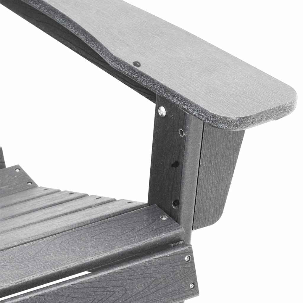 Have Stol 2 pcs Lysegrå 82 x 74 x 92 cm Polyethylen