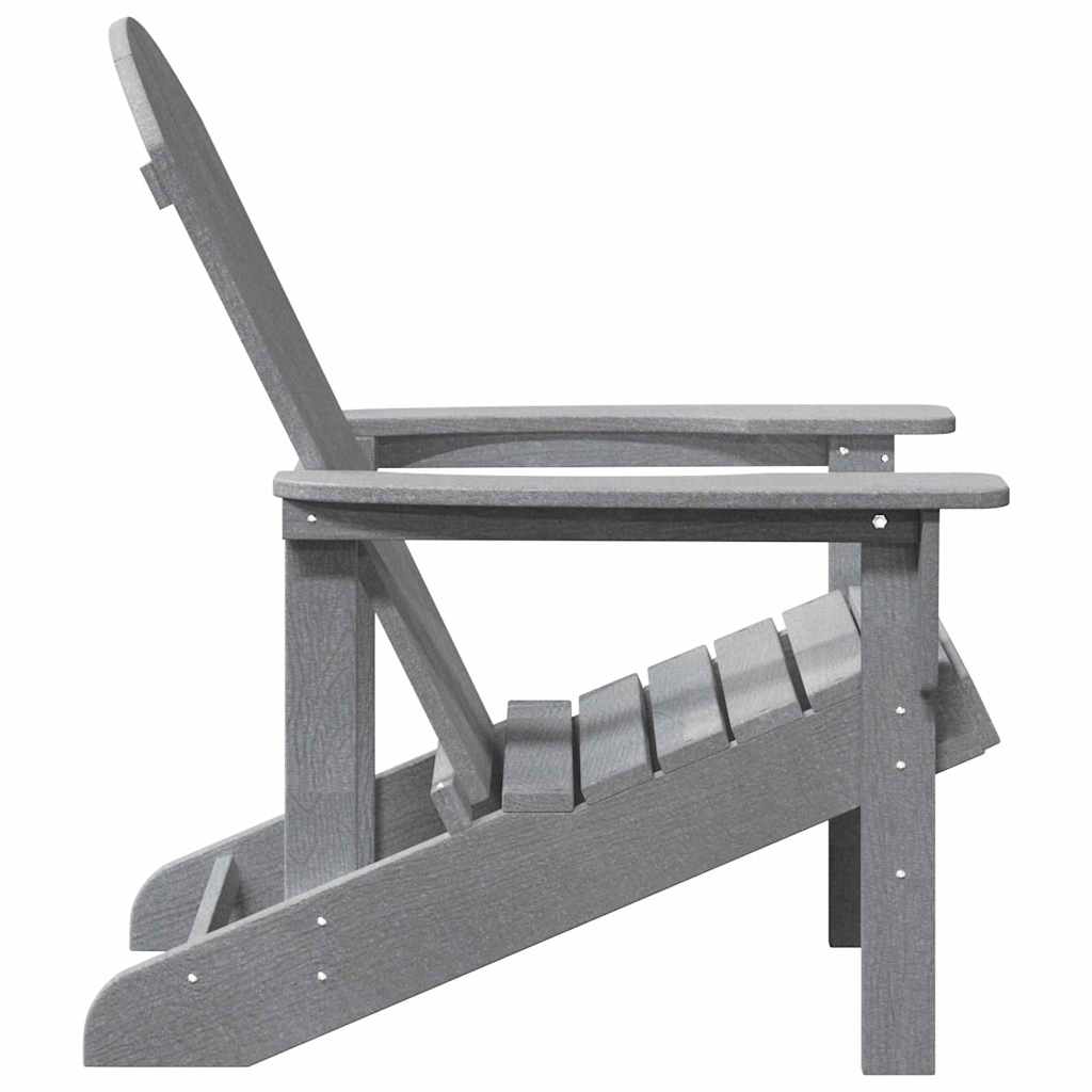 Have Stol 2 pcs Lysegrå 82 x 74 x 92 cm Polyethylen