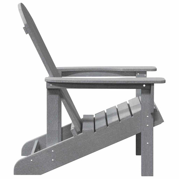 Have Stol 2 pcs Lysegrå 82 x 74 x 92 cm Polyethylen
