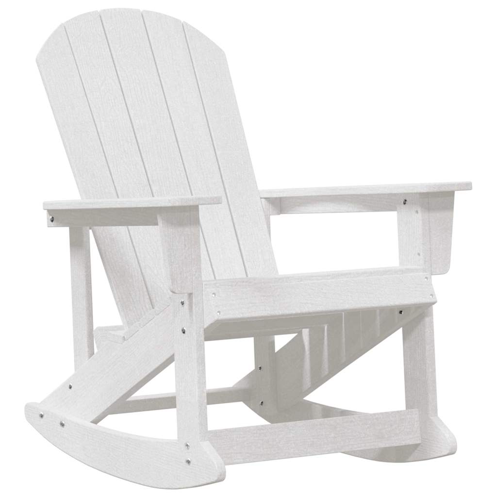 Adirondack Gyngestole 2 stk. Hvid HDPE
