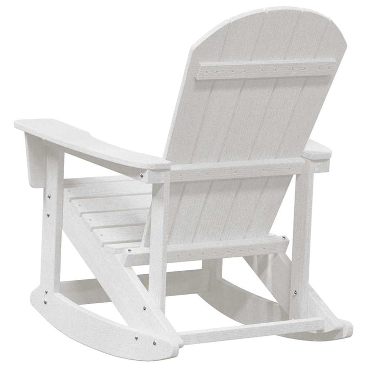 Adirondack Gyngestole 2 stk. Hvid HDPE