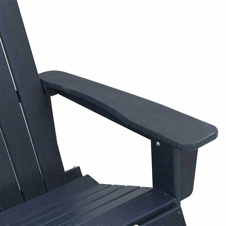 Adirondack Gyngestole 2 pcs Mørkeblå HDPE