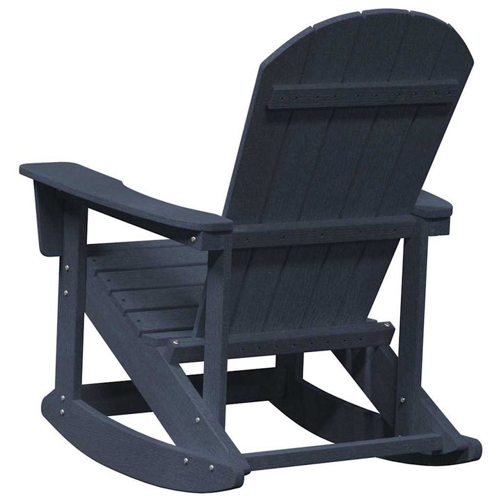 Adirondack Gyngestole 2 pcs Mørkeblå HDPE
