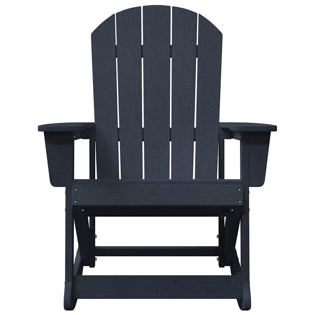 Adirondack Gyngestole 2 pcs Mørkeblå HDPE