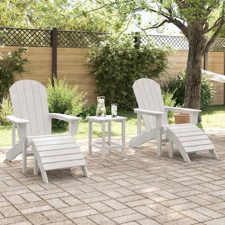 Have Stol 2 pcs Hvid 83 x 74 x 92 cm Polyethylen