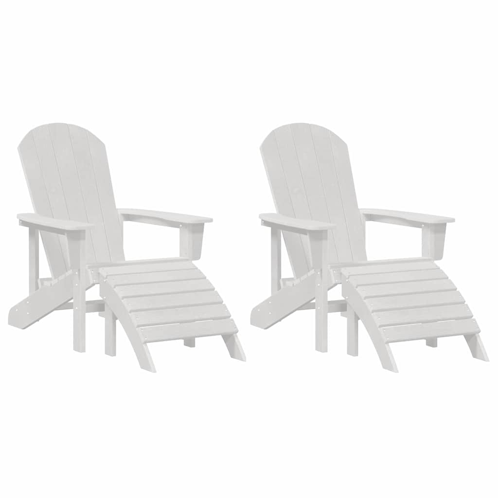 Have Stol 2 pcs Hvid 83 x 74 x 92 cm Polyethylen