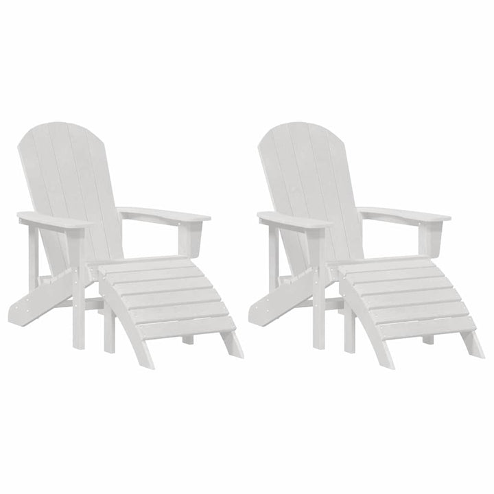 Have Stol 2 pcs Hvid 83 x 74 x 92 cm Polyethylen