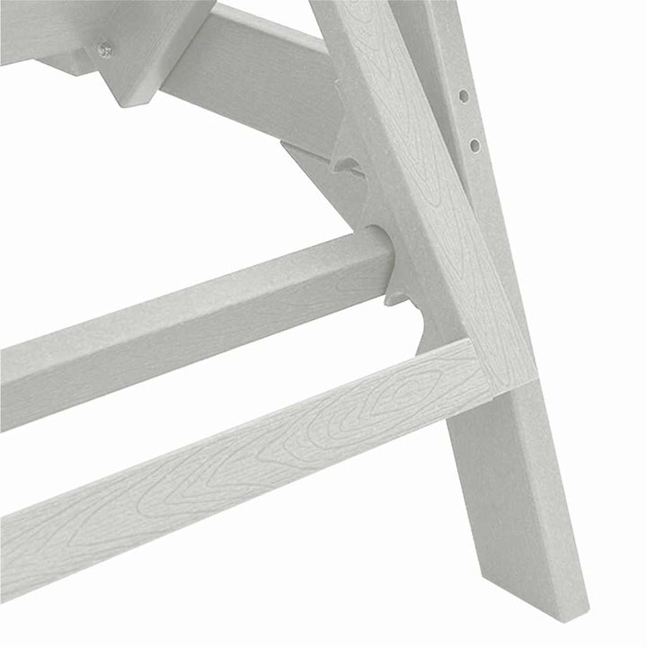Solstol 3 pcs Hvid Polyethylen
