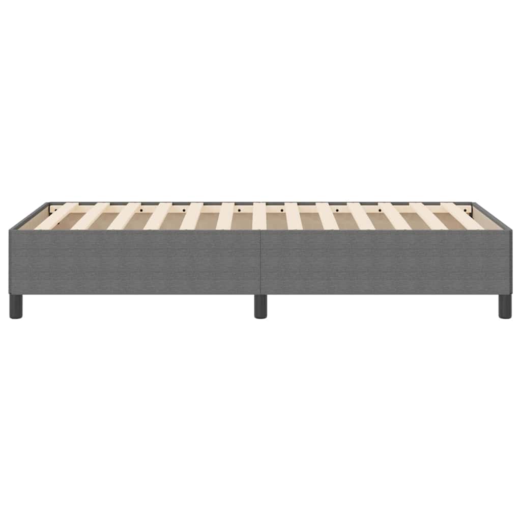 Box spring seng Lysegrå 80 x 200 cm Velourstof