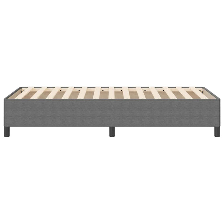 Box spring seng Lysegrå 80 x 200 cm Velourstof