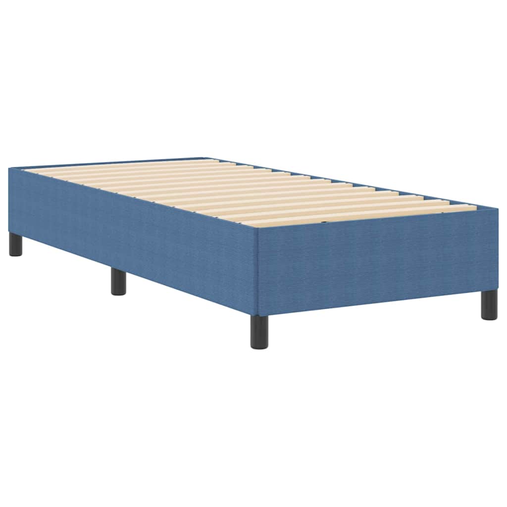 Box spring seng Blå 80 x 200 cm Velourstof