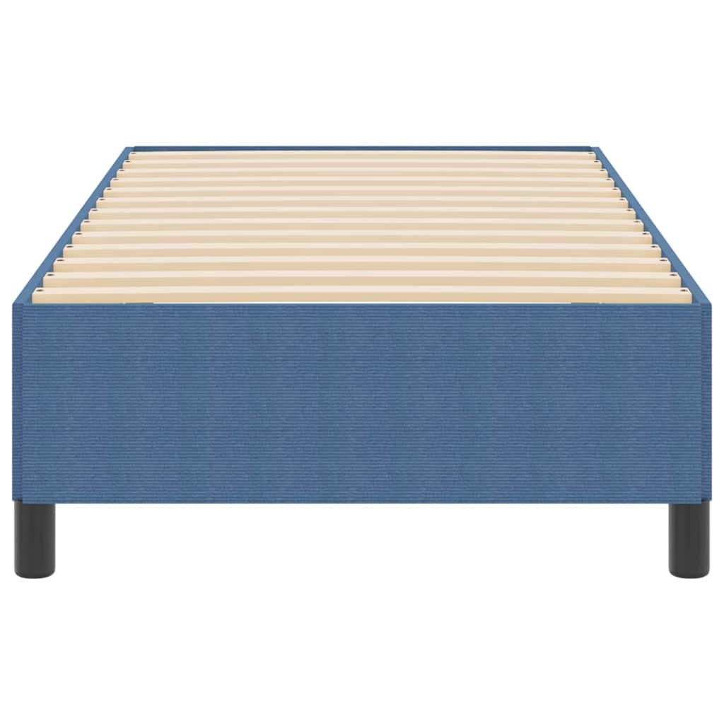 Box spring seng Blå 80 x 200 cm Velourstof