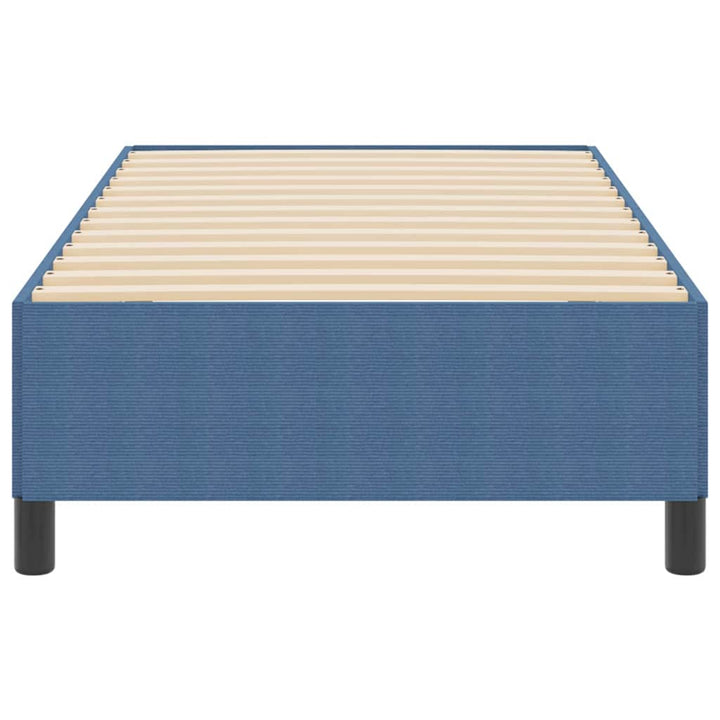 Box spring seng Blå 80 x 200 cm Velourstof