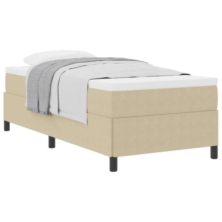Box spring seng Grågrøn 80 x 200 cm Velourstof