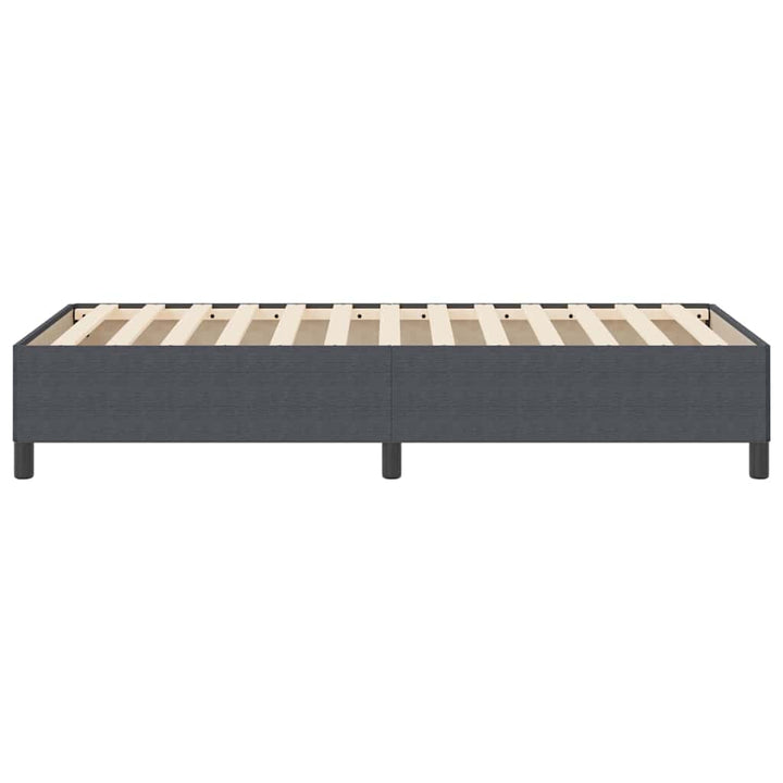 Box spring seng Mørkegrå 90 x 190 cm Velourstof