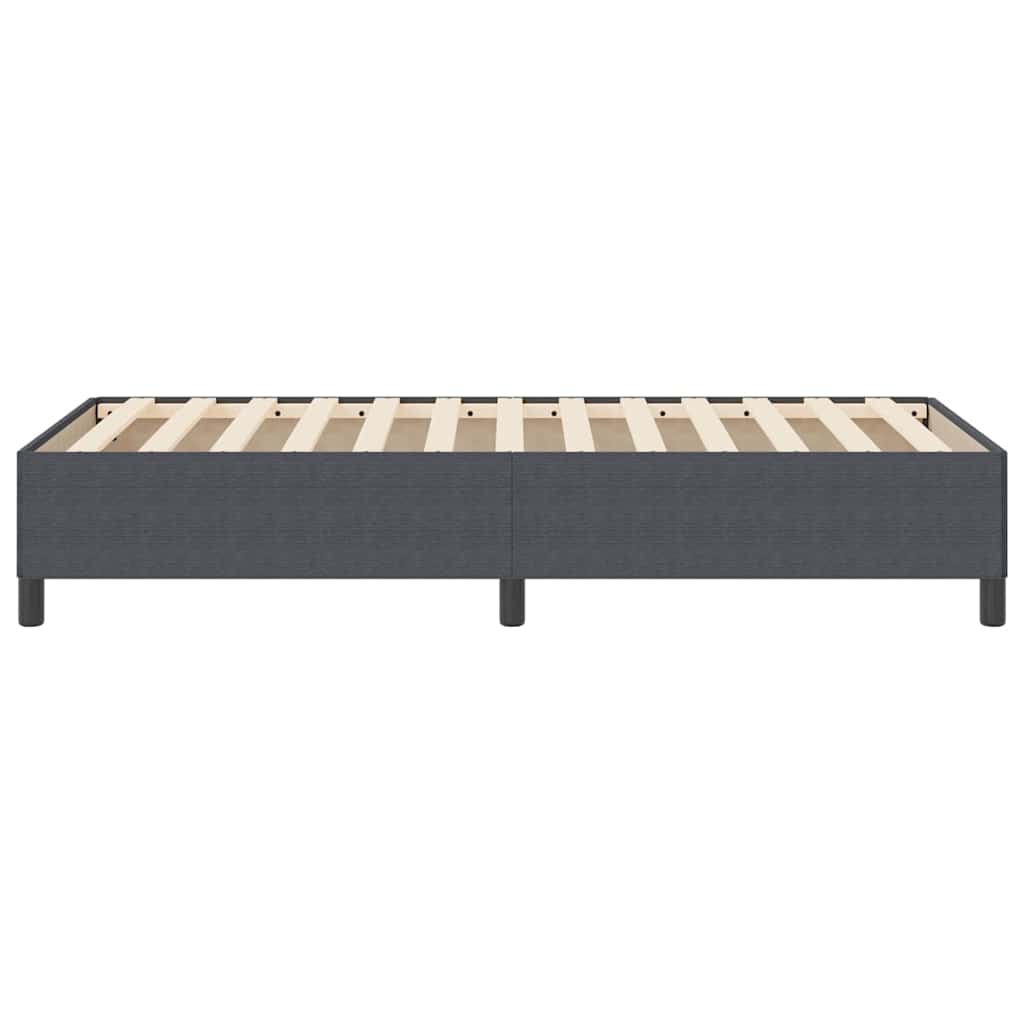Box spring seng Mørkegrå 90 x 200 cm Velourstof