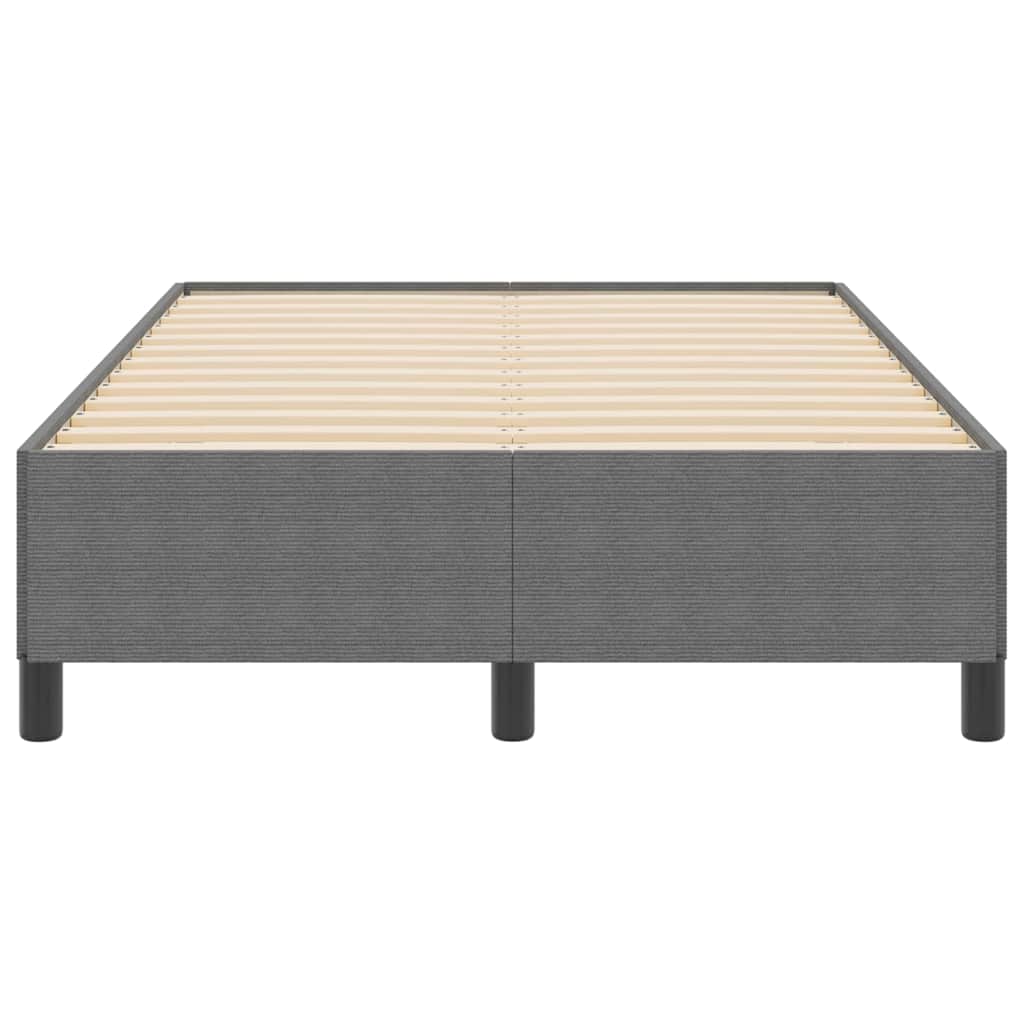 Box spring seng Lysegrå 120 x 190 cm Velourstof