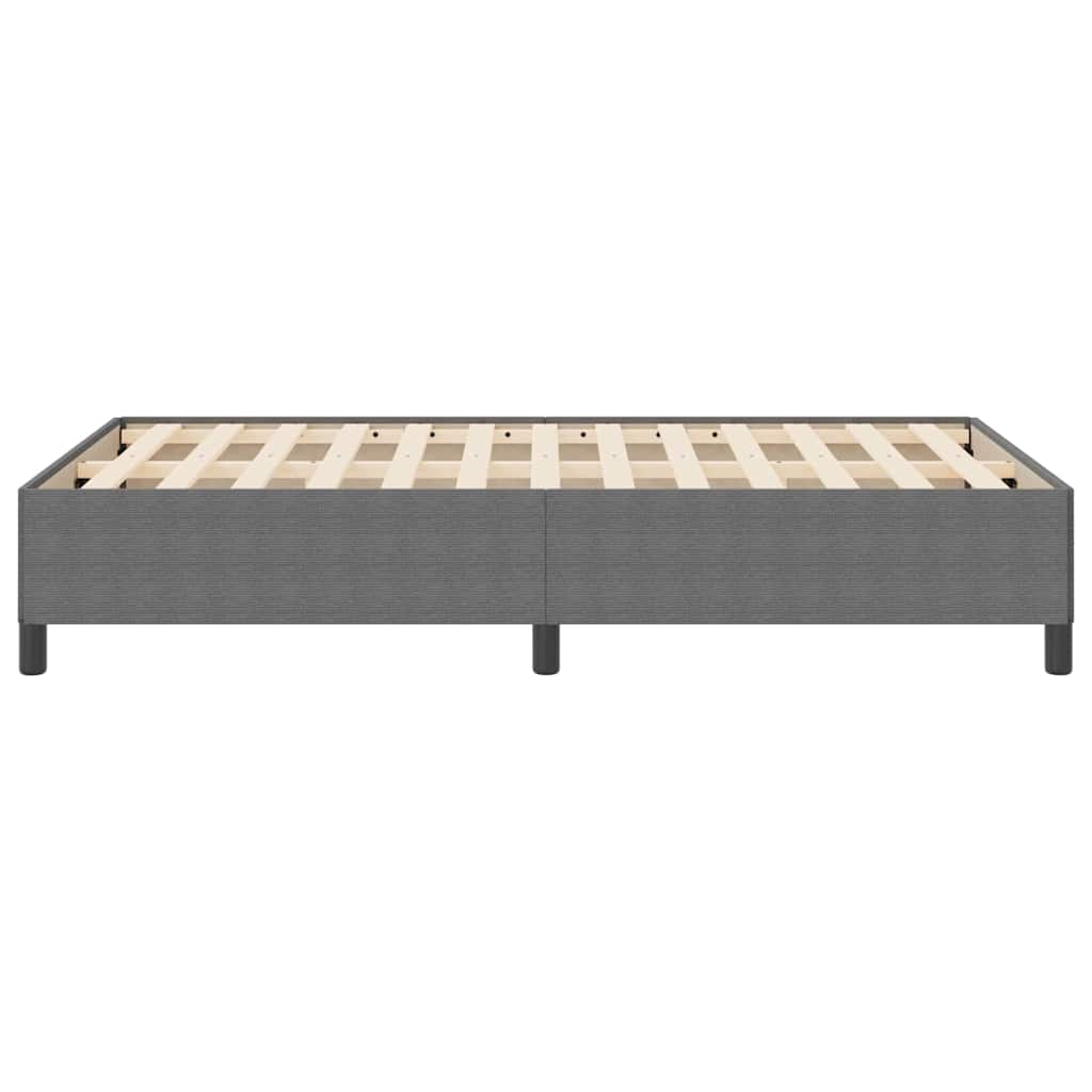 Box spring seng Lysegrå 120 x 190 cm Velourstof