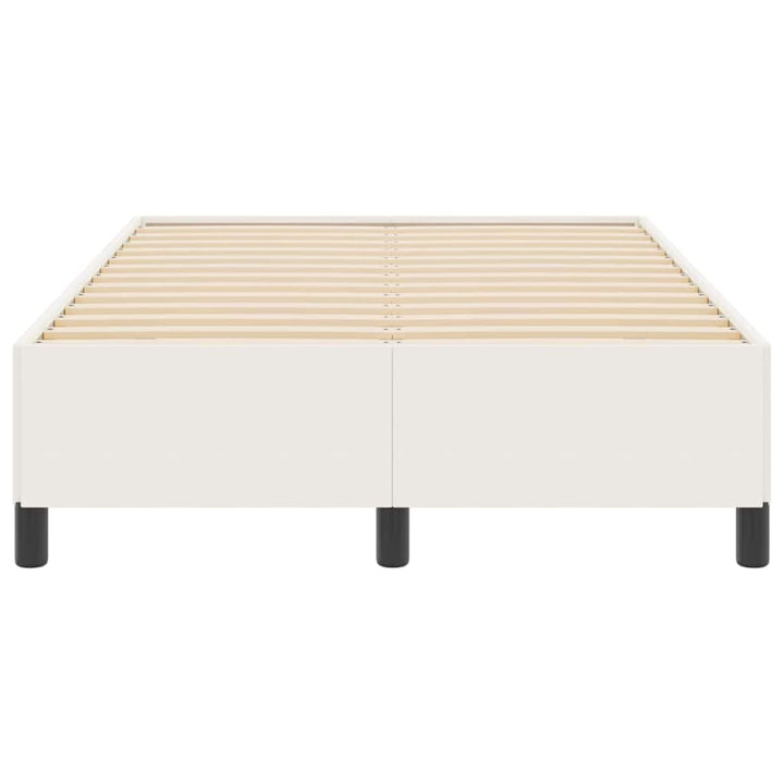 Box spring seng Cremefarvet 120 x 190 cm Velourstof