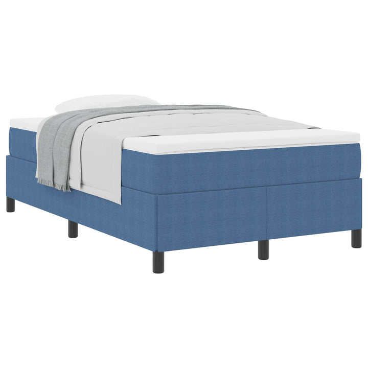 Box spring seng Blå 120 x 190 cm Velourstof