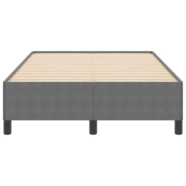 Box spring seng Lysegrå 120 x 200 cm Velourstof
