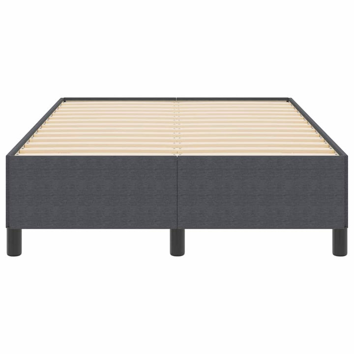 Box spring seng Mørkegrå 120 x 200 cm Velourstof